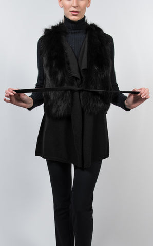 Fox & Cashmere Vest