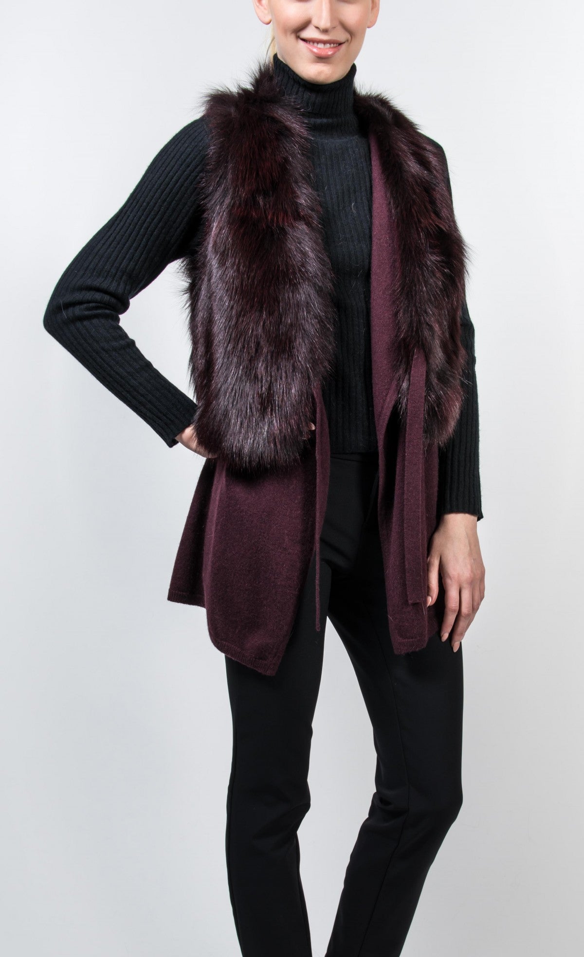 Fox & Cashmere Vest
