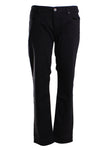 34 Heritage Men's Courage Denim Mid Rise Straight Leg Jeans in Double Black 