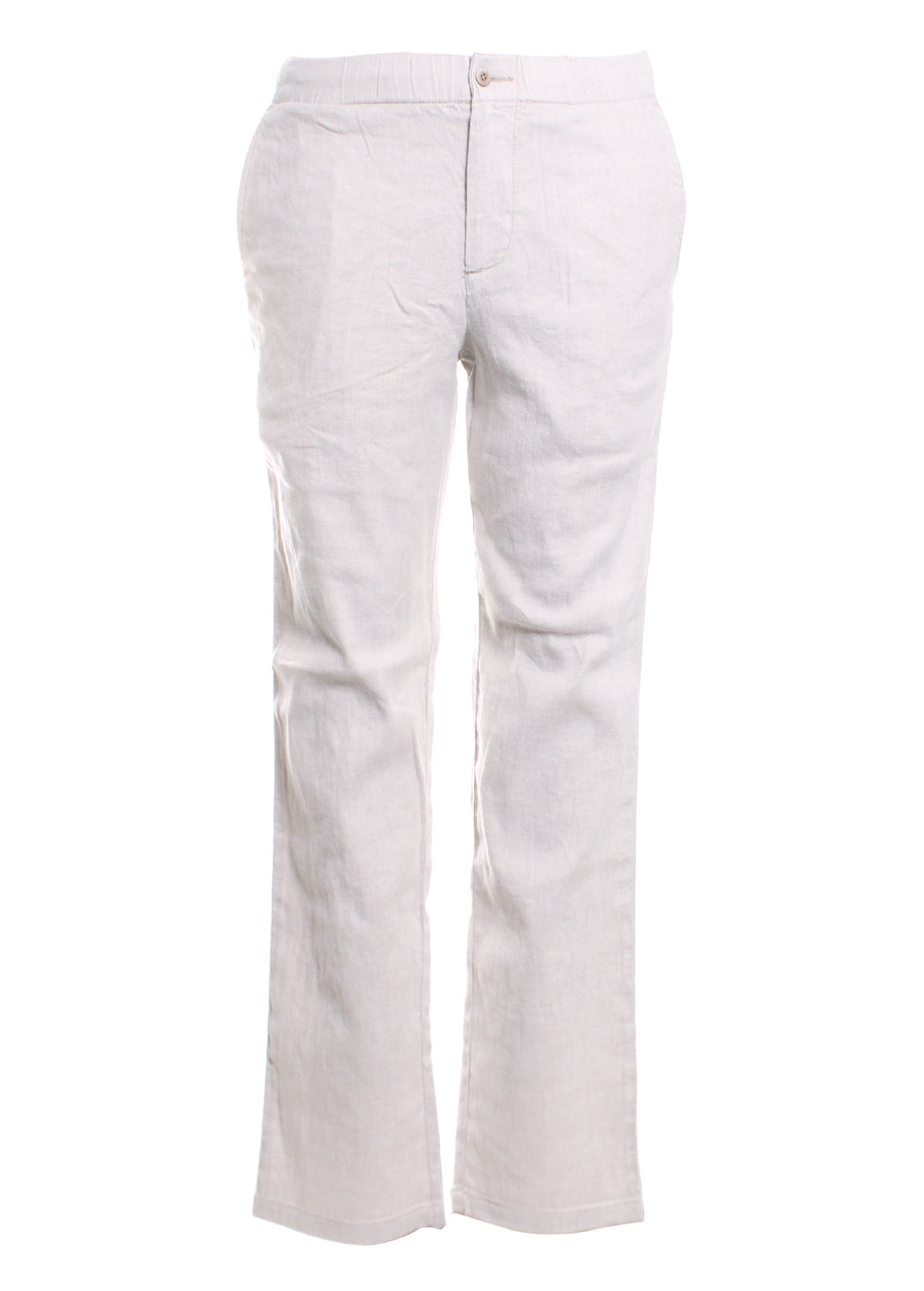 Cheap (Qunide) Men'S Loose Cotton And Linen Pants Beach Casual Sports Pants  Solid Color Seven Points Cotton And Linen Shorts | Joom